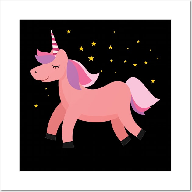 unicorn power Wall Art by MiniGuardian